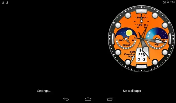 Perpetual Watch Wallpaper android App screenshot 1